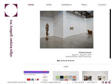 Tablet Screenshot of olgakorpergallery.com